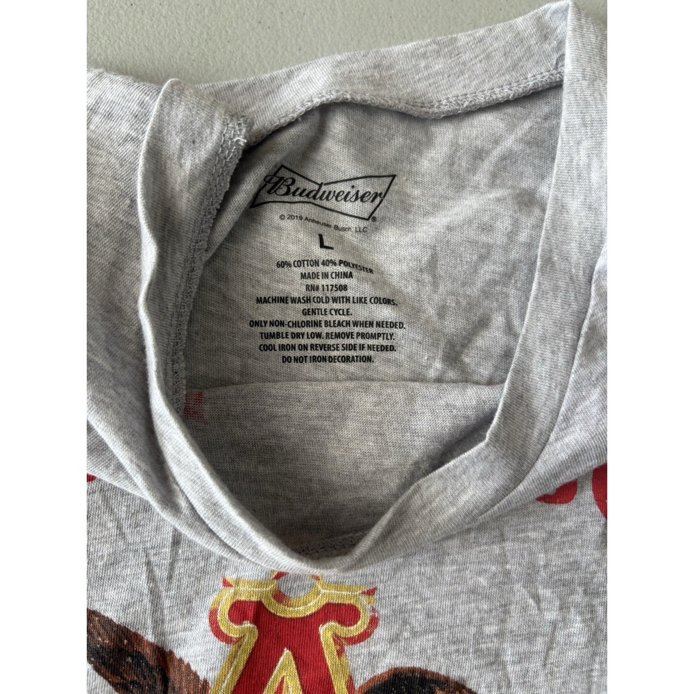 Budweiser King of‎ Beers Tank Top Grey L - Picture 2 of 5
